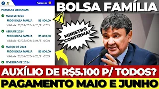 🚨COMUNICADO BOLSA FAMÍLIA: NOVO AUXÍLIO de R$5.100 + BENEFÍCIOS de MAIO e JUNHO PAGOS no MESMO DIA!