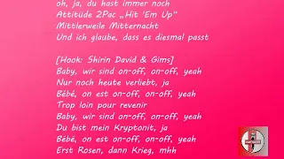 SHIRIN DAVID feat. GIMS - On Off [Official Lyrics]