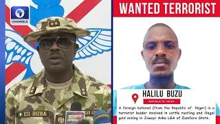 [Full Video] Military Declares Halilu Buzu Wanted For Terrorism, Illegal Arms Supplies