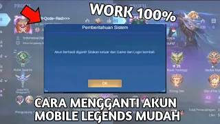 Cara Mengganti Akun Mobile Legends Dengan Mudah