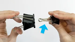 沒想到長尾夾還有17個隱藏用途，太實用了！17 binder clips life hacks