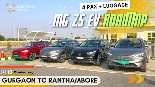 2023 MG ZS EV Exclusive Roadtrip from Gurgaon to Ranthambore || Price Cut of Rs 2.5 lakh Explained