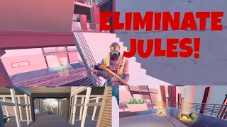 How to eliminate Jules!Where to find the vault!!Fortnite Creative The Authority Built By DiamantEYE!
