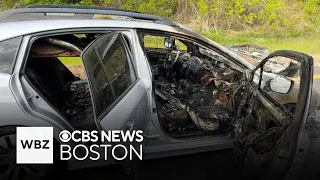 New Hampshire woman lucky to be alive after escaping car fire