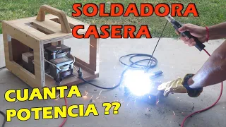 SOLDADORA CASERA de ELECTRODOS - CUANTOS WATTS y CORRIENTE