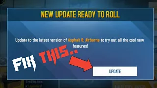 Asphalt 8 update problem fix