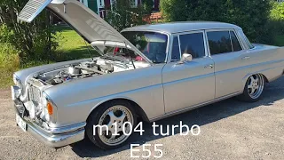 W111 M104 turbo 617whp! Garagebesök EP1