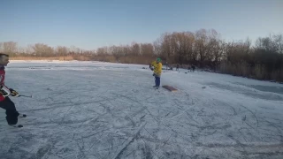 Hockey at the lake - GoPro Hero4
