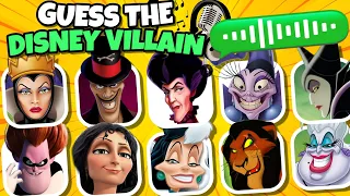 Guess the DISNEY VILLAINS by the Voice! 🔊 | Ursula, Maleficent, Yzma, Mother Gothel, Jafar, Cruella