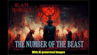 IRON MAIDEN - The Number of the Beast music video - but the lyrics are AI generated images