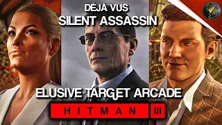HITMAN 3 | Elusive Target Arcade | Déjà Vus | Level 1-3 | Ducky Gun Unlock | Default Loadout