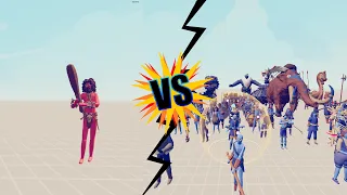 Clubber vs all trops. Totally Accurate Battle Simulator #1