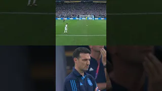 Lionel Scaloni’s reaction to winning the FIFA World Cup