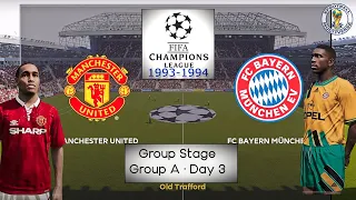 Manchester United - Bayern Munich | FIFA Champions League 93-94 🏆 | Day 3 | PES 2021 mods