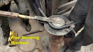 CNC Pipe bending machine manual | How To Make A pipe Bender | DIY Pipe Bending |Homemade Pipe Bender