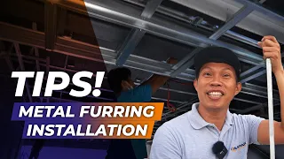 [S1.Ep.11] HOW TO Install Metal Furring Ceiling