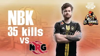 CS:GO POV - NBK- 35 kills vs NRG on Nuke @ cs_summit 4