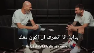 Messi & Zinedine Zidane  مترجم 🔥