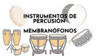 Instrumentos de percusión. Membranófonos