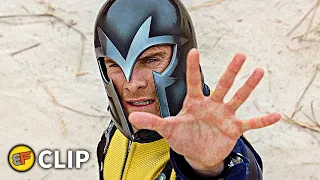 Magneto Stops The Missiles - Beach Scene | X-Men First Class (2011) Movie Clip HD 4K