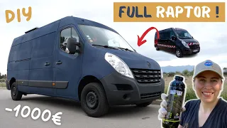 PEINTURE RAPTOR du van : pas cher et dans un camping !!! ⛺️ (feat @mcompanyroadtrip)