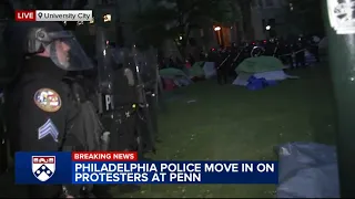 Philadelphia police arrest protesters as officers move in to disband Penn encampment