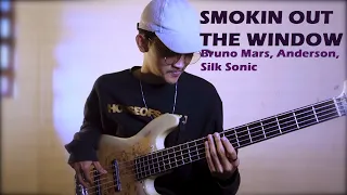 Bruno Mars, Anderson .Paak, Silk Sonic - Smokin Out The Window [Bass Cover by Rismanquna]