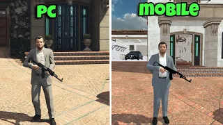 GTA 5 PC VS GTA 5 Android Side By Side Comparison pt2