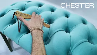 CHEST'ER pouf | capitone | DIY furniture