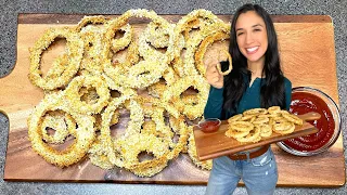 Vegan Onion Rings | Oil Free