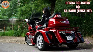 CẬN CẢNH HONDA GOLDWING ĐỘ BA BÁNH SIÊU ĐẸP (TRIKE KIT)