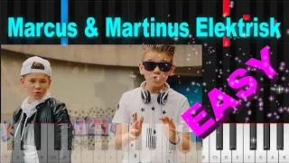 Marcus & Martinus - Elektrisk - EASY Piano Tutorial by MY PIANO LESSON