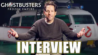 Ghostbusters Frozen Empire Paul Rudd Interview