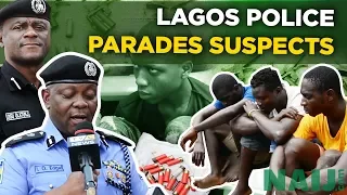 Lagos Police Commissioner Parades Suspected Criminals (Nigeria News) | Legit TV