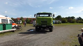 IFA Treffen Ludwigsfelde 2023 IFA L 60 verlässt die Veranstaltung