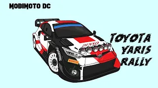 The Best Toyota Yaris GR rally , How to draw yaris GR Rally Edition