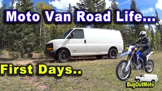 BUG OUT VAN Colorado Trip Part 1: First Day on Road - Stinky Toilet - Cooking - African Basenji