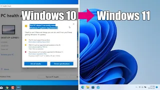 Kako nadograditi na Windows 11 na starom računaru (nepodržani hardver)