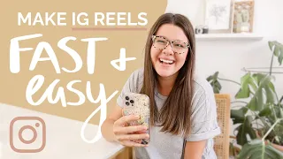 INSTAGRAM REELS TIPS for Editing Fast & On the Go