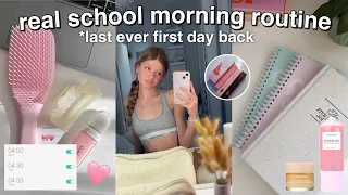 Y11 BACK TO SCHOOL MORNING ROUTINE *last ever first day back 🩷