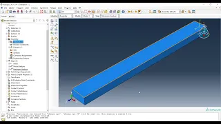 Modal analysis and Harmonic analysis using Abaqus