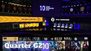 EG vs GG - Game 2 | Quarter Final LCS 2022 Lock In Playoffs | Evil Geniuses vs Golden Guardians G2