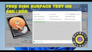 Check SSD / HDD for Bad Sectors | Free Disk Surface Test | Minitool Partition Wizard | Easy steps