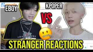 strangers react to me turning into EBOY VS turning into KPOPER - "omg are you from blackpink?"