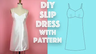 How To Make A Slip Dress DIY With Pattern | Sew Anastasia