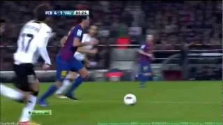 FCBarcelona vs Valencia 5-1 (2/19/2012) All Goals And Highlights HD