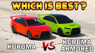 GTA 5 ONLINE : KURUMA VS KURUMA ARMORED (WHICH IS BEST?)