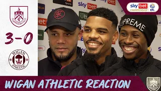 Burnley 3-0 Wigan Athletic | REACTION | Vincent Kompany, Lyle Foster & Nathan Tella