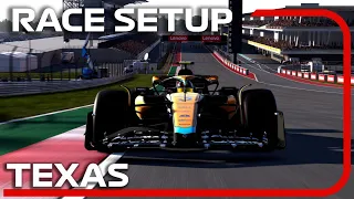 F1 23 TEXAS Qualify Lap + Race Setup (1:31.326)