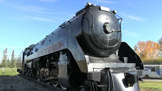 Canadian Pacific 2-10-4 #5931 and Alco S2 #7019 on display Calgary, Canada